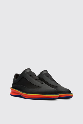 Front view of Rolling Black Sneakers for Women