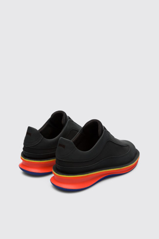 Back view of Rolling Black Sneakers for Women