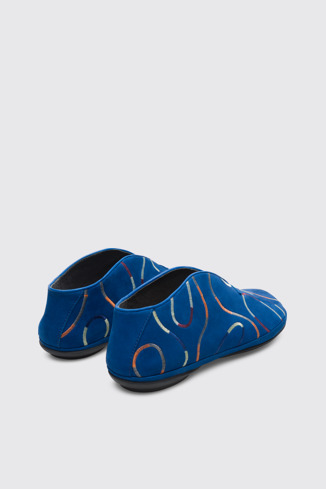 Back view of Twins Blue Ballerinas for Women