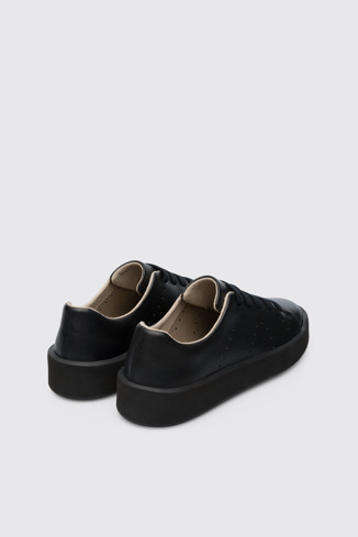 Back view of Courb Black women’s sneaker