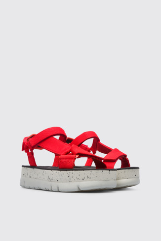 Alternative image of K200851-005 - Oruga Up - Red sandal for women.