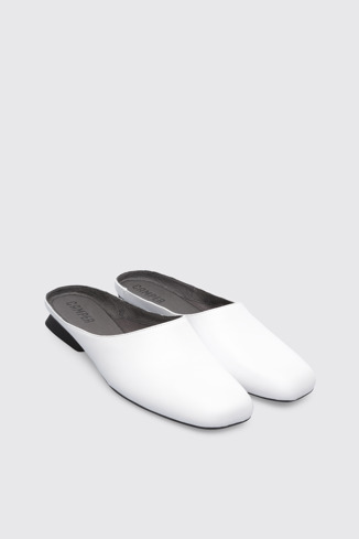 Front view of Casi Myra White Formal Shoes for Women