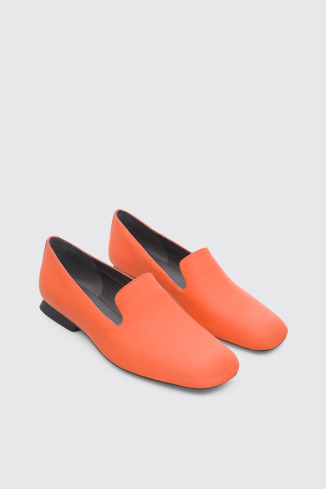 Front view of Casi Myra Orange Formal Shoes for Women