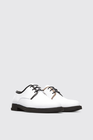 Front view of Twins White Formal Shoes for Women