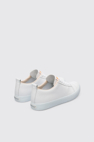 Back view of Imar Women’s white sneaker