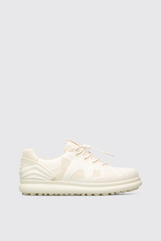 Side view of Pelotas Protect Beige Sneakers for Women