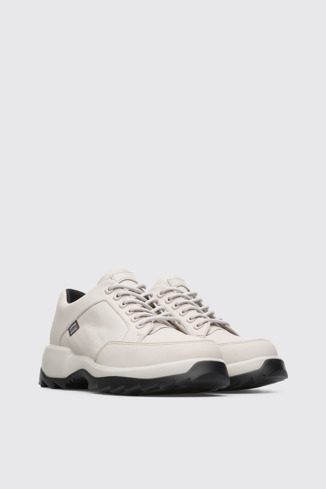 Front view of Helix Beige Sneakers for Women