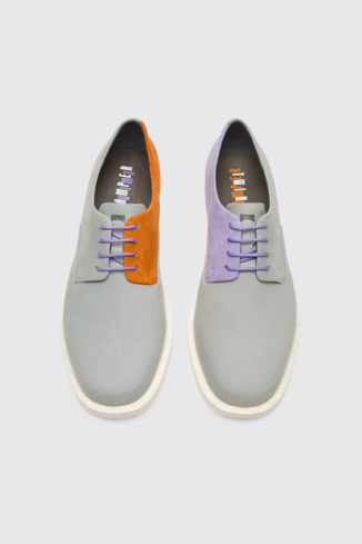 Overhead view of Twins Women’s multi-colored lace-up shoe