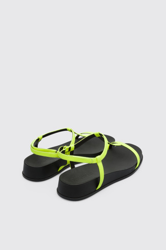 Alternative image of K201011-003 - Atonik - Women’s neon yellow T-strap sandal
