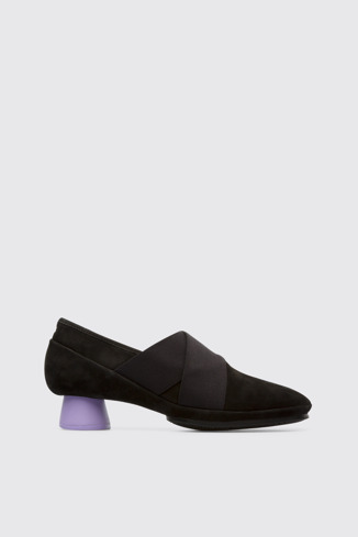 Side view of Alright Black women’s pump
