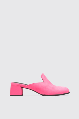 Side view of Katie Women’s pink open shoe