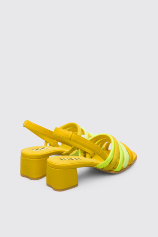 Alternative image of K201024-002 - Twins - Women’s yellow sandal.