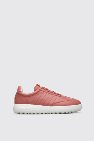 Side view of Pelotas XLite Red sneaker for women