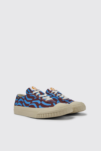Camaleon Sneakers azules y burdeos para mujer