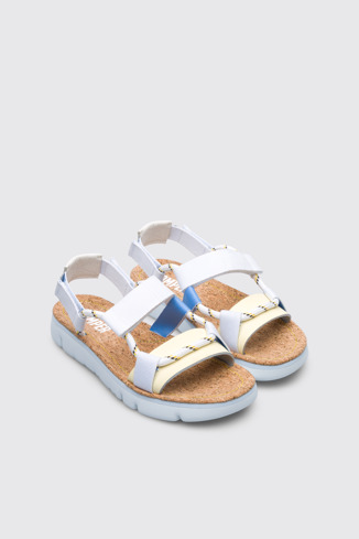K201191-001 - Oruga - Multicoloured velcro sandal for women