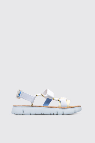 K201191-001 - Oruga - Multicoloured velcro sandal for women