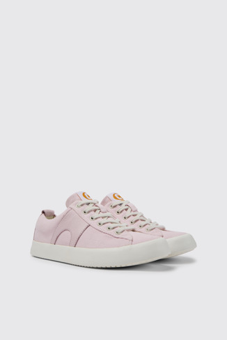 Front view of Imar Pink sneakers for women