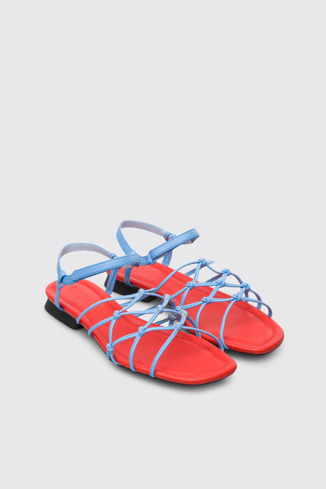 Alternative image of K201221-001 - Casi Myra - Light blue sandal for women.