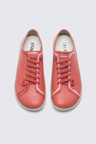 Overhead view of Twins TWINS red casual shoe for women