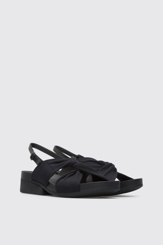 Alternative image of K201246-001 - Minikaah - Zwarte sandaal voor dames.