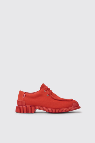 Pix Zapatos de algodón reciclado rojos para mujer