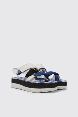 Oruga Up Sandalias blanco, en color azul y negro para mujer