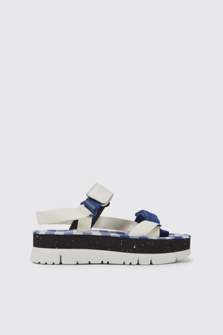 Oruga Up Sandalias blanco, en color azul y negro para mujer