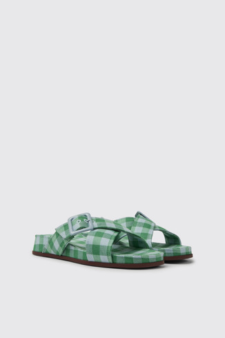 Atonik Sandalias azules y verdes para mujer