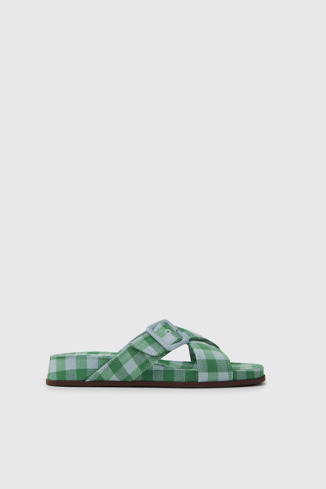 Atonik Sandalias azules y verdes para mujer