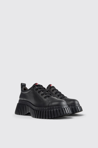 Pix BCN Zapatos de piel negra para mujer.