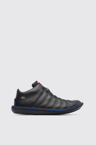 Side view of Beetle Black Casual Shoes for Men