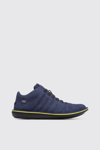 Side view of Beetle Blue Casual Shoes for Men