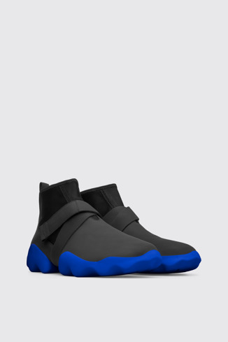 Front view of Dub Black Sneakers for Men