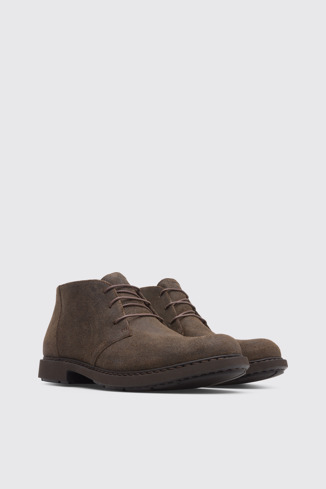Alternative image of K300171-011 - Neuman - Brown Gray Ankle Boots for Men