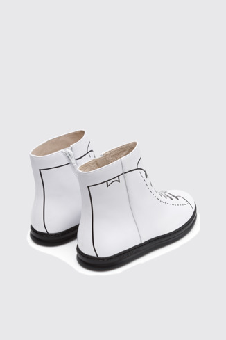 Back view of Twins White Sneakers for Men