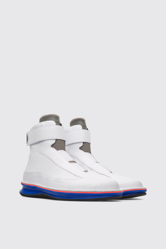 Front view of Rolling White Sneakers for Men