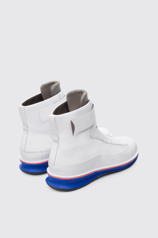 Back view of Rolling White Sneakers for Men