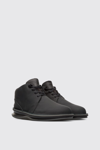 Front view of Rolling Black Casual Shoes for Men