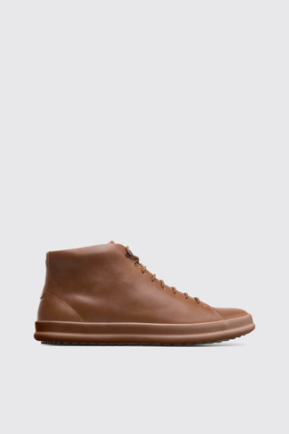 Side view of Chasis Brown Sneakers for Men