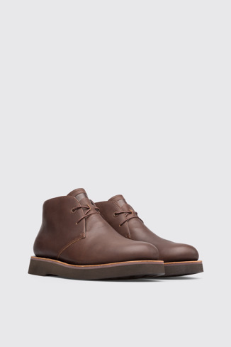Front view of Tyre Brown Formal Shoes for Men