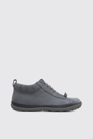 Side view of Peu Pista Grey Casual Shoes for Men
