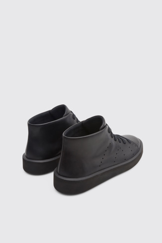 Back view of Courb Black Sneakers for Men
