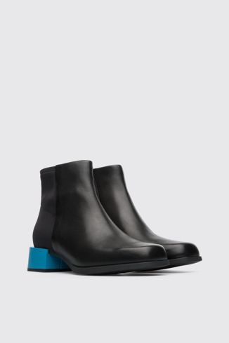Front view of Twins Black Formal Shoes for Women