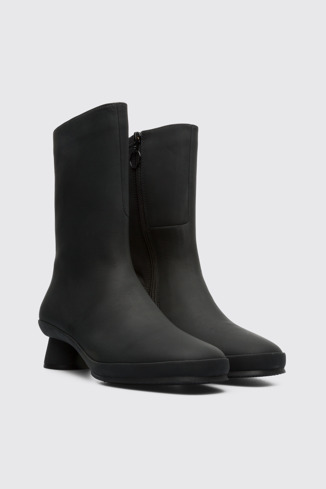 Front view of Alright Black Formal Shoes for Women
