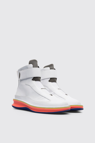 Front view of Rolling White Sneakers for Women