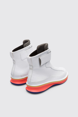 Back view of Rolling White Sneakers for Women