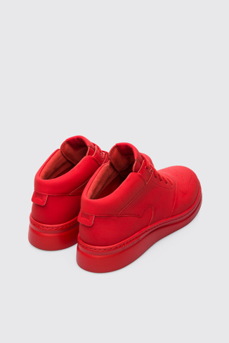 Back view of Runner Up Red Sneakers for Women