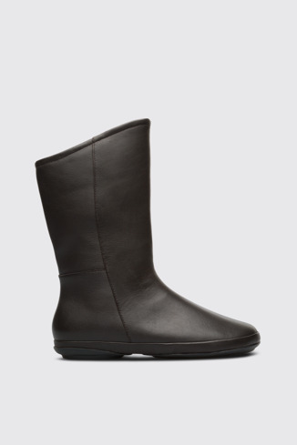 Right Bottes marron pour femme
