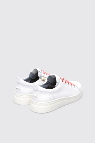 Back view of Runner Up White Sneakers for Kids