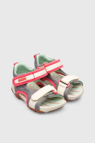 Front view of Ous Multicolor Sandals for Kids